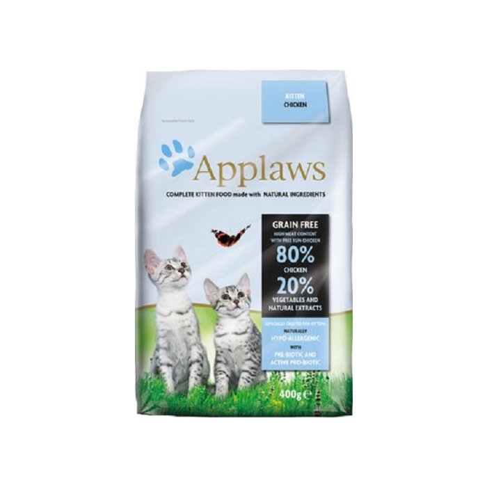 Kuivtoit Applaws  kassipoegadele kanalihaga / 400g
