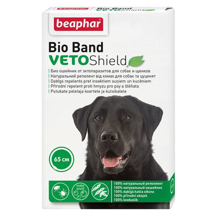 Beaphar Bio Band Veto putukaid tõrjuv kaelarihm /  65 cm