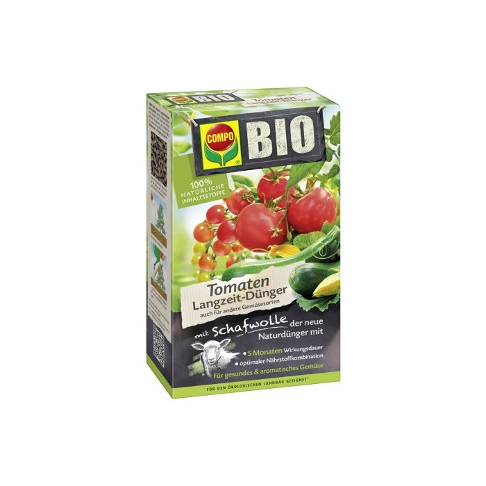 BIO pikaajaline tomativäetis lambavillaga Compo 750g