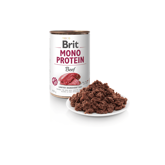 Brit Care Mono Protein Beef konserv koertele 400g