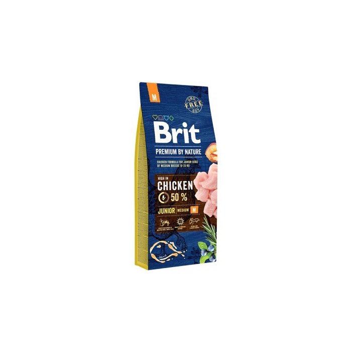 Brit Premium by Nature Junior M koeratoit 15kg