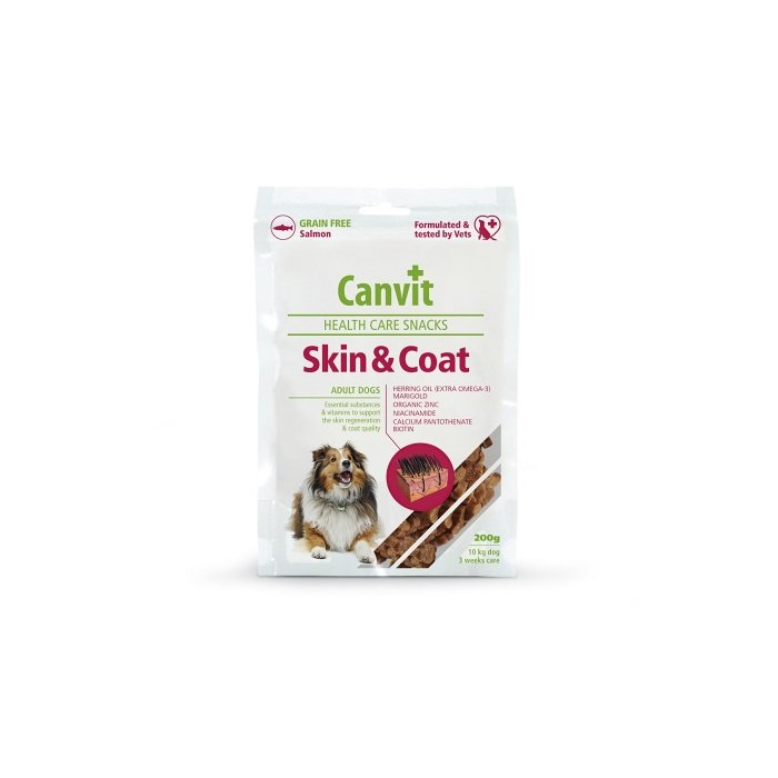 Canvit snack Skin & Coat närimismaius koerale lõhega 200g