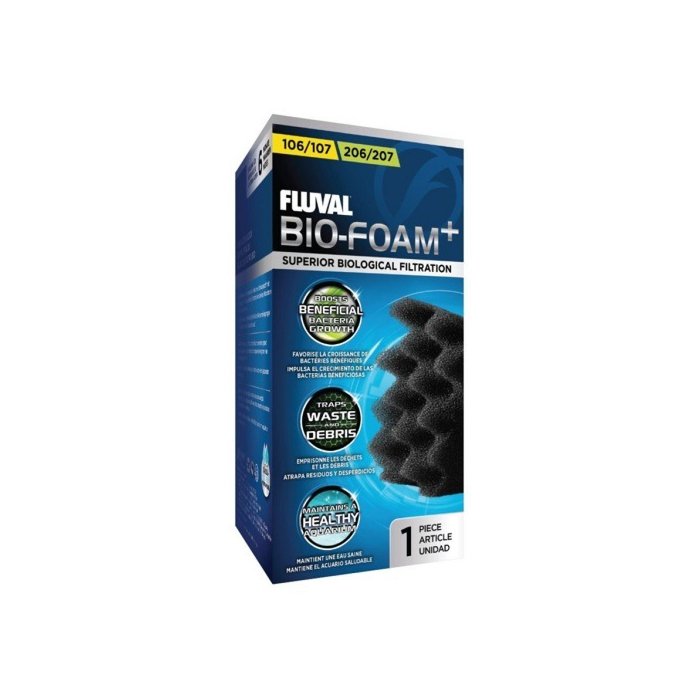 Filtrielement Bio-Foam+ filtrile Fluval 106/107 206/207 2tk must A236