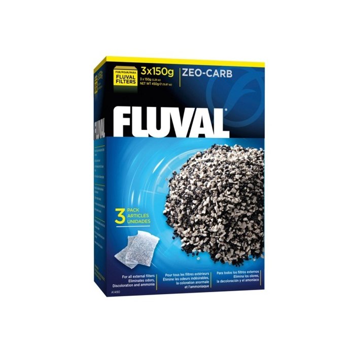 Filtrielement Fluval Zeo-Carb 3x150g