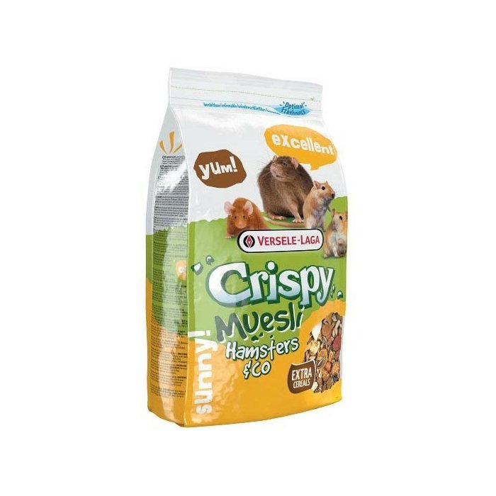 Versele-Laga näriliste toit Crispy Muesli Hamsters & Co  / 1kg
