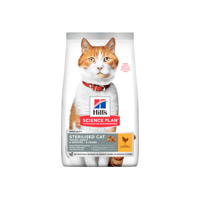 Hill´s SP Feline Young Adult Sterilised Cat Tuna kassitoit / 1,5kg
