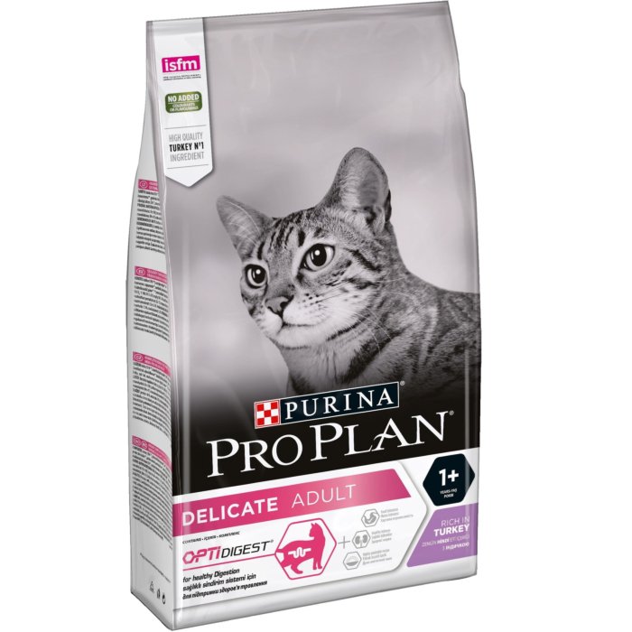 Pro Plan Cat Delicate kassitoit kalkuni ja riisiga/ 1,5kg