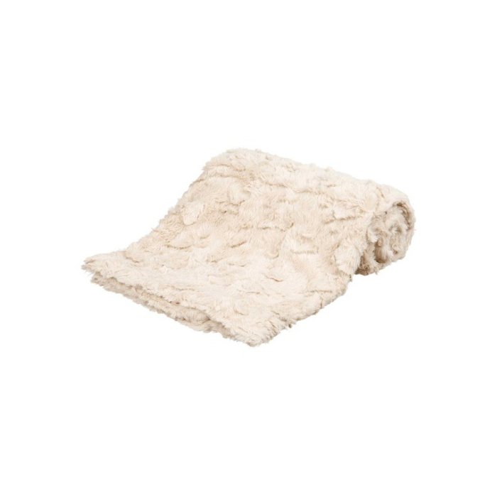 Koera tekk Cosy blanket, struktureeritud pehme plüüs, 100 × 70 cm, beež