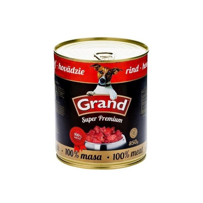 Koerakonserv Grand Super Premium loomalihaga / 850g