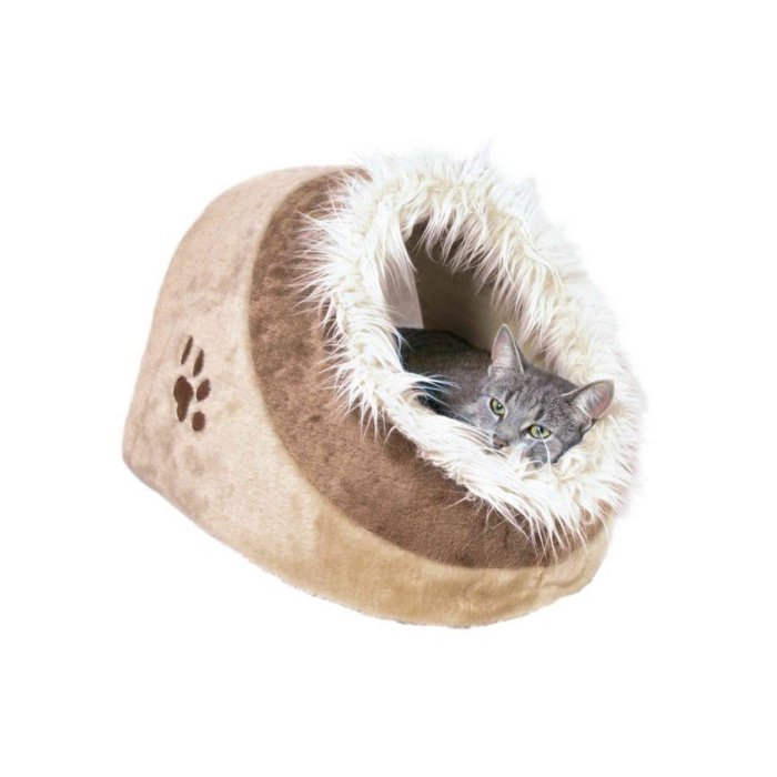 Koobas Minou cuddly cave, 35 × 26 × 41 cm, beež/pruun