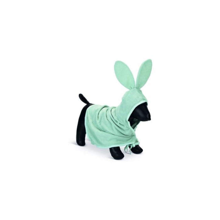 Beeztees kutsika hommikumantel Puppie Foompie, roheline /  60X35CM