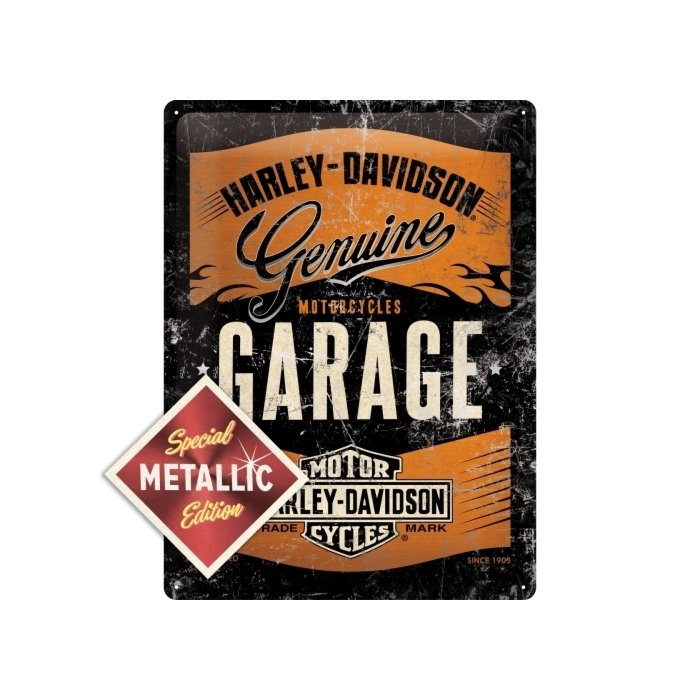 Kilpi 30x40 Harley-Davidson Garage Metallic