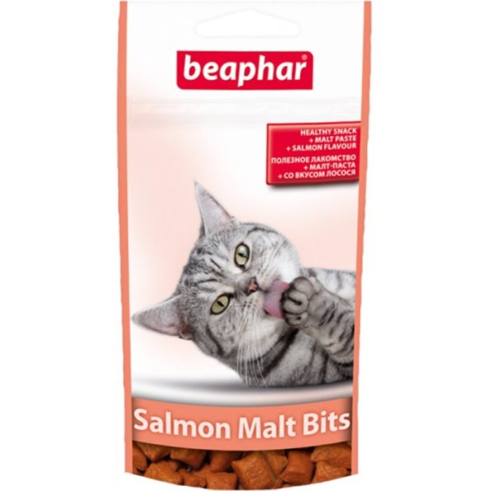 Beaphar Salmon Malt Bits lõhemaitseline kassimaius / 35g