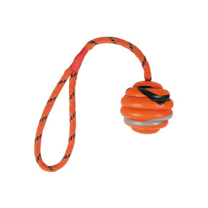 Koera mänguasi Wavy Ball On A Rope 30cm / Ø6cm