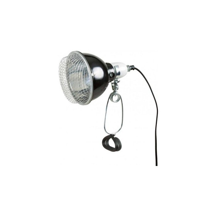 Reflektorlamp kinnituse ja kaitsevõrega / max 100W / 14cm