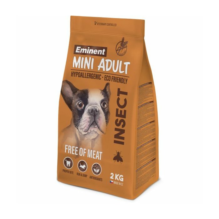 Eminent Mini Adult Insect allergiaohutu, teraviljavaba ja putukavalguga koeratoit toy- ja minitõugu täiskasvanud koertele/ 2kg