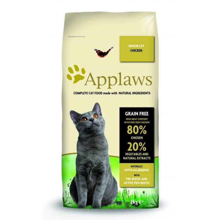 Applaws Senior kuivtoit kassidele kanalihaga 2 kg