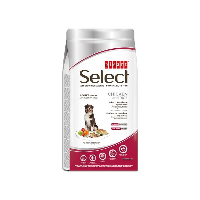 Select Adult Medium Chicken and Rice koeratoit 3kg