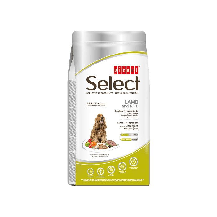 Select Adult Sensitive Lamb and Rice koeratoit 12kg