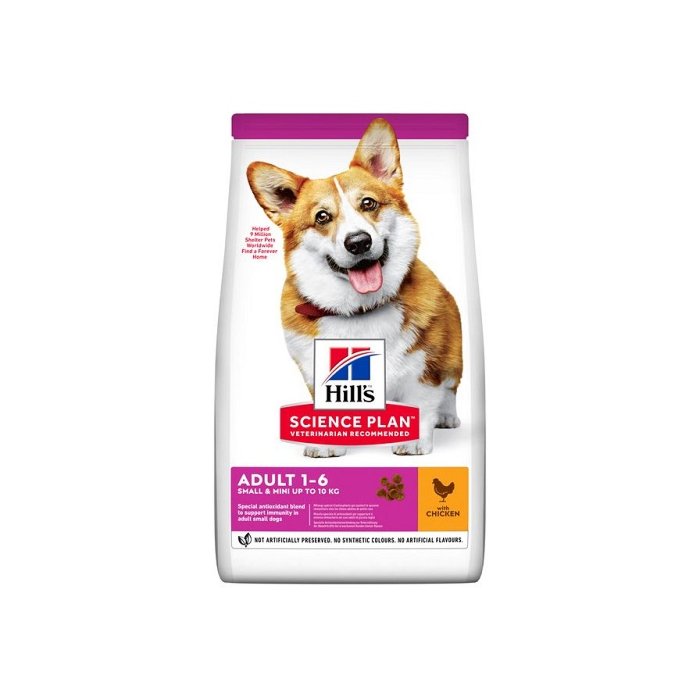 Hill´s koera täissööt Small & Mini / kana / 1,5kg