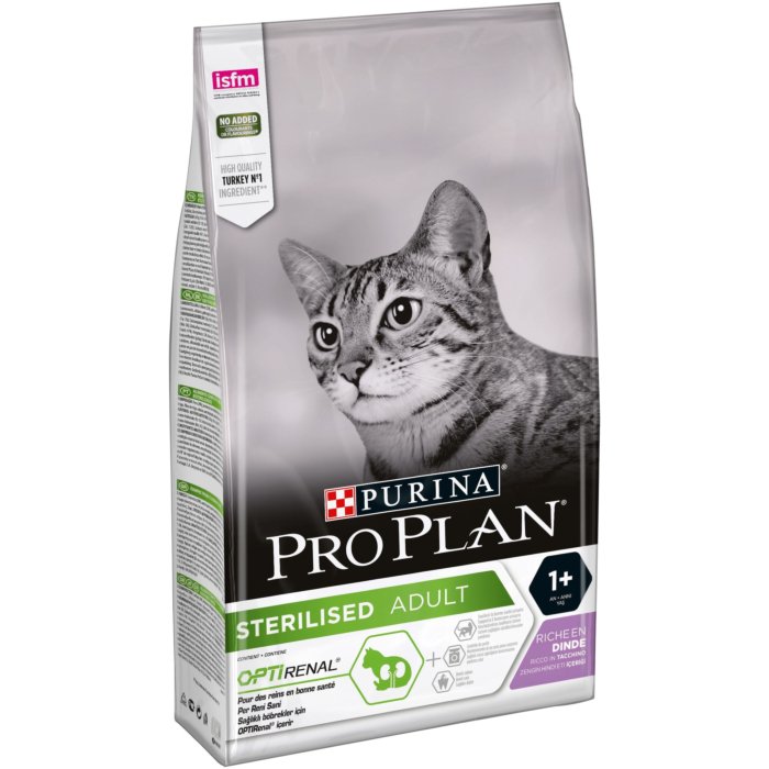 Pro Plan Cat Sterilised kassitoit kalkuniga / 10kg