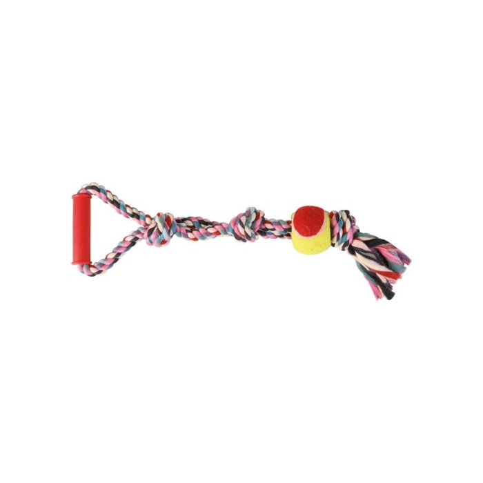 Mänguasi koertele Tennisepall köiel, sikutamismänguasi, ø 6 × 50 cm